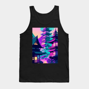 Japanese beautiful town. Tank Top